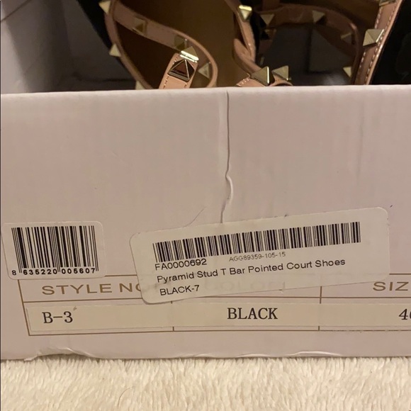 Mulanka High Heels - Studded - Ball Point Size 40 - Picture 3 of 3